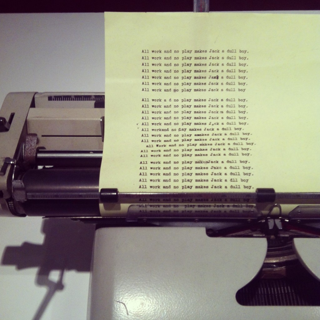 Prop from 'The Shining' at the Stanley Kubrick Retrospective at the LACMA